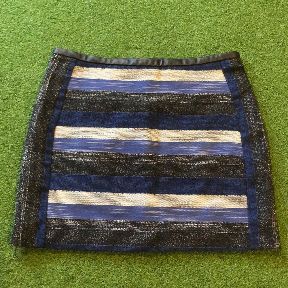 NWOT Striped Tweed Skirt